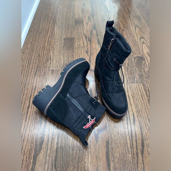 New Blondo Darci Puffer Waterproof Women Winter Bootie  Black - Picture 1 of 7